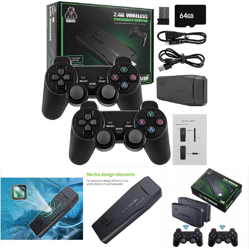 M8 Nostalgic Game Machine Featuring 64gb Memory Wireless Hdmi For Home Entertainment