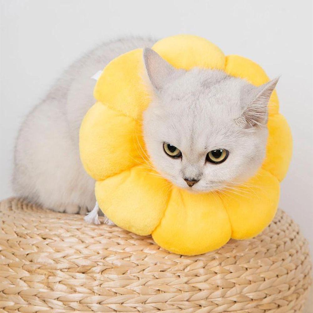 Защитный Е-воротник для питомца, для заживления ран, для кошки, для маленькой собаки, милый конус на шею, регулируемый восстановительный воротник