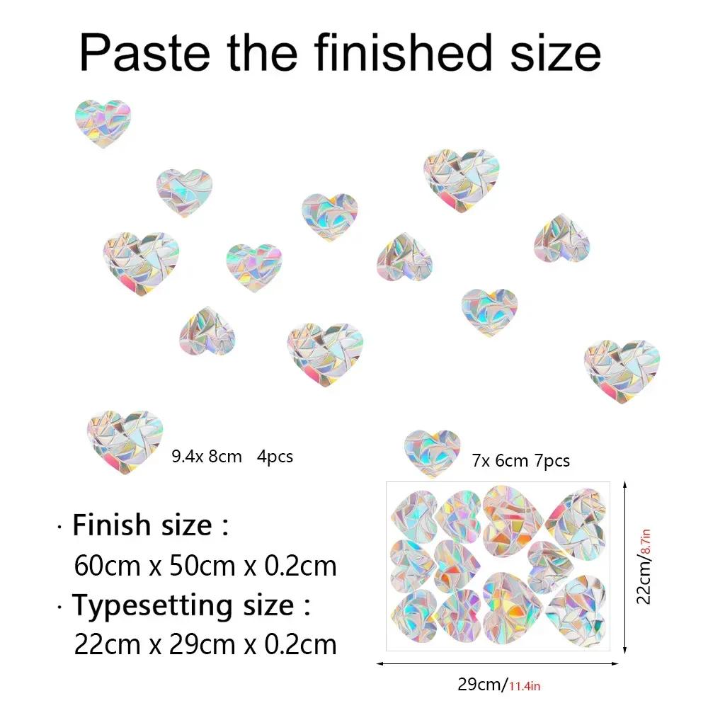 ПВХ кошка бабочка призрак призма стекло радуга ловец солнца наклейки на окна настенные наклейки для дома спальня украшения самоклеящаяся наклейка