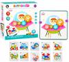 Educational Puzzle Gears Button Art Mosaic 10 Pictures 12 Wheels 3