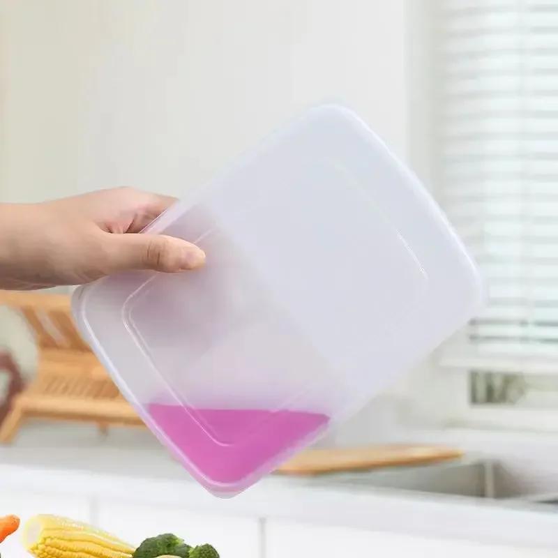 4 решетки Контейнер для хранения пищевых продуктов Ящик для хранения фруктов и овощей Органайзер для холодильника Мясо в подфасовке Лук Имбирь