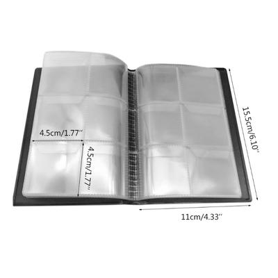 E1PC 60 карманов держатель альбом книга для хранения денег альбом для коллекции монет