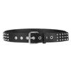 Luxury Brand Design Gothic Leather Belt Ladies Dress Strap Rivet Waist Band Pin Buckle Waistband