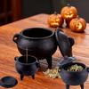 Household Mini Meditation Incense Burner 2026 Matte Black Heat-resistant Sturdy Aromatherapy Stove Creative Halloween Decoration 7