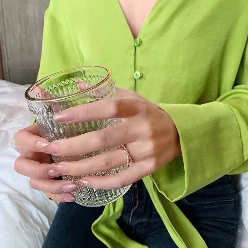 Новое кольцо с крестом Женский модный тренд Индивидуальность Легкая роскошь Гальваническое покрытие Розовое золото Открытое регулируемое кольцо