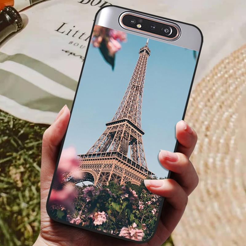 Чехол для Samsung A80 Силиконовая задняя крышка Чехол для телефона Для Samsung Galaxy A80 Чехлы для Galaxy A 80 A805F A805 Мягкий бампер Funda