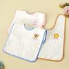 Cartoon Newborn Baby Bibs Prevent Dirt and Moisture Multifunctional Children's Saliva Mouthwash Face Washing Hand Wiping Towel