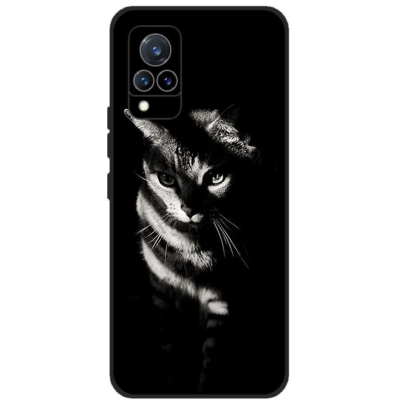 Для Vivo V21 5G Чехол V 21 Силиконовая задняя крышка Чехол для телефона для Vivo V2050 VivoV21 5G Чехлы Мягкий бампер coque для Vivo V21 5G Fundas