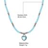 iF ME Korean Beads Necklace Fashion Heart Pendant Necklaces Choker Women Jewelry Accessories