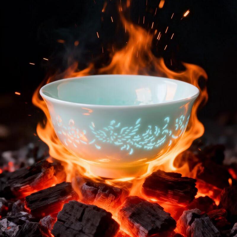 Набор столовой посуды Aowei Jingdezhen Celadon Linglong - Фарфор с золотой росписью в европейском стиле