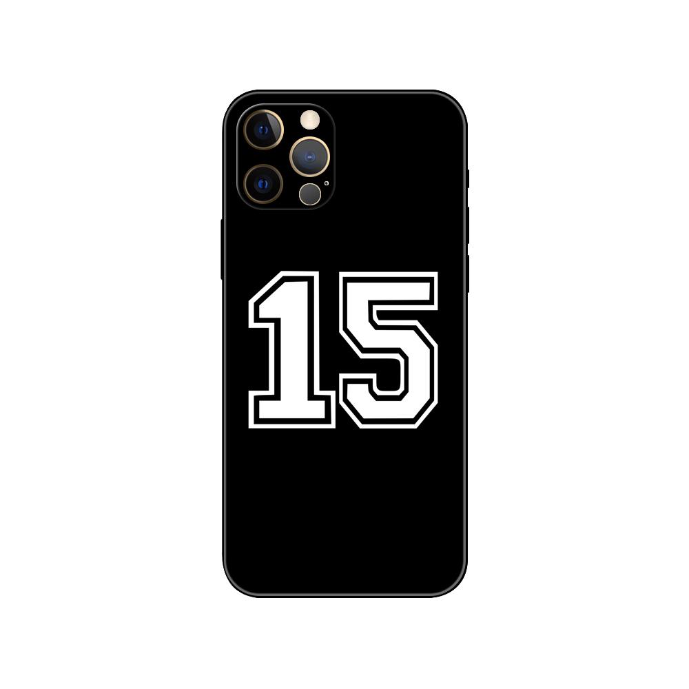 Чехол для телефона Football Lucky number для iPhone 5 5s 2020se 6 6s 7 8 plus x 10 XR XS 11 12 13 mini pro MAX черный чехол из ТПУ