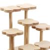 Multi Tier Desktop Display Stand Decorative Storage Rack Portable Wooden Storage Shelf  Table