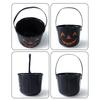 Halloween Candy Bucket Pumpkin Skull Bucket Trick or Treat Bucket with Handle for Kids Halloween Party Decoration