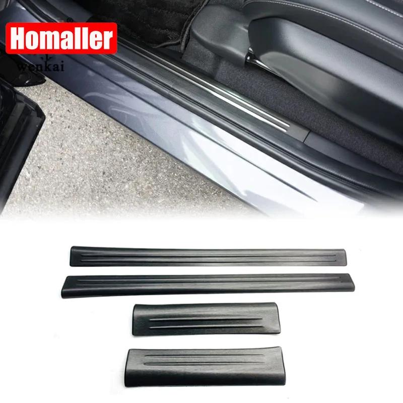 For Honda Vezel HRV HR-V HRV -2024 Door Sill Plate Trim 304 Stainless Steel Kick Pedal Scuff Sticker Car Styling