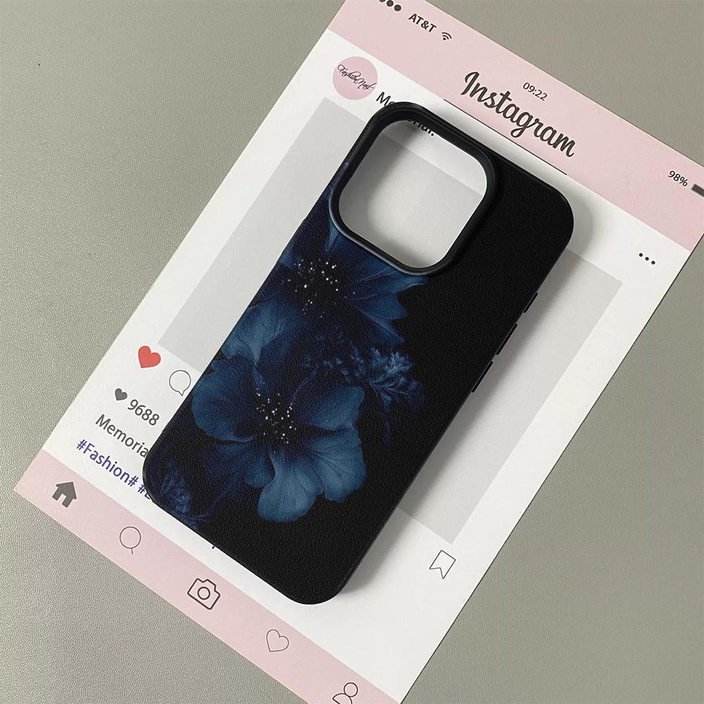 Чехол для телефона Iphone 17 Pro Max Черная Лилия Для IPhone 17 Air 16 15 14 13 12 11 Pro Max Plus Силиконовый противоударный чехол