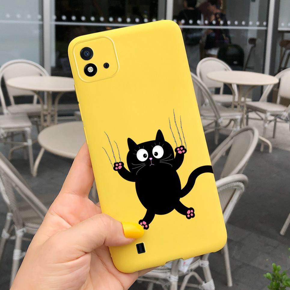 Канди Чехол для телефона Для Realme C11 2021 Чехол 6.52" Мультяшный Детский Девочка Задняя крышка Оболочка Для Oppo Realme C11 C 11 RMX3231 Силиконовый