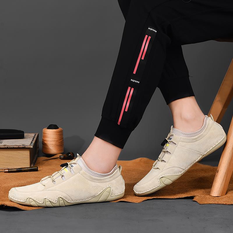 Мужские легкие туфли-лоферы, деловая повседневная обувь, обувь для вождения