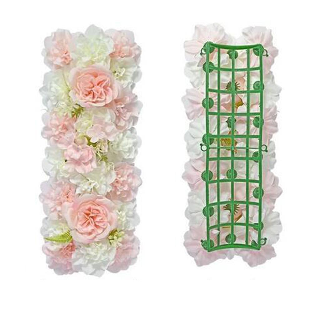 3D Artificial Flower Wall Panel DIY Arched Door Flower Row Wedding Road Lead  Garlands Accessories