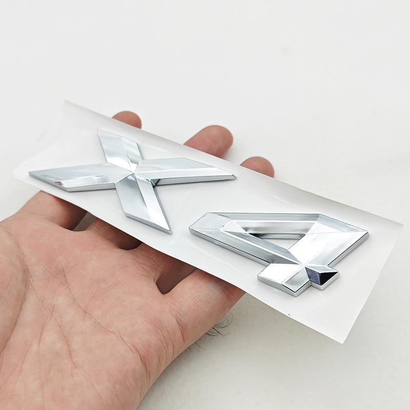 New 3D ABS Car Rear Trunk Logo X1 X3 X5 X6 X7 GT Z4 Emblem Badge Sticker For BMW U11 F39 G01 G45 F26 G02 G05 G06 G07 Accessories