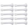 10Pcs Heavy Duty Spring Door Stopper with Rubber Bumper AntiCollision Wall Protector for Kitchen Bedroom Office