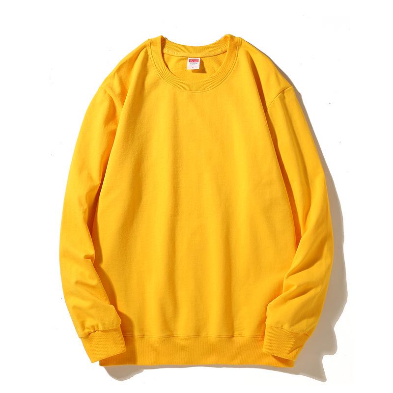 Весенний свитшот с круглым вырезом: Со спущенным плечом, однотонная, с длинным рукавом, рабочая одежда с принтом логотипа.