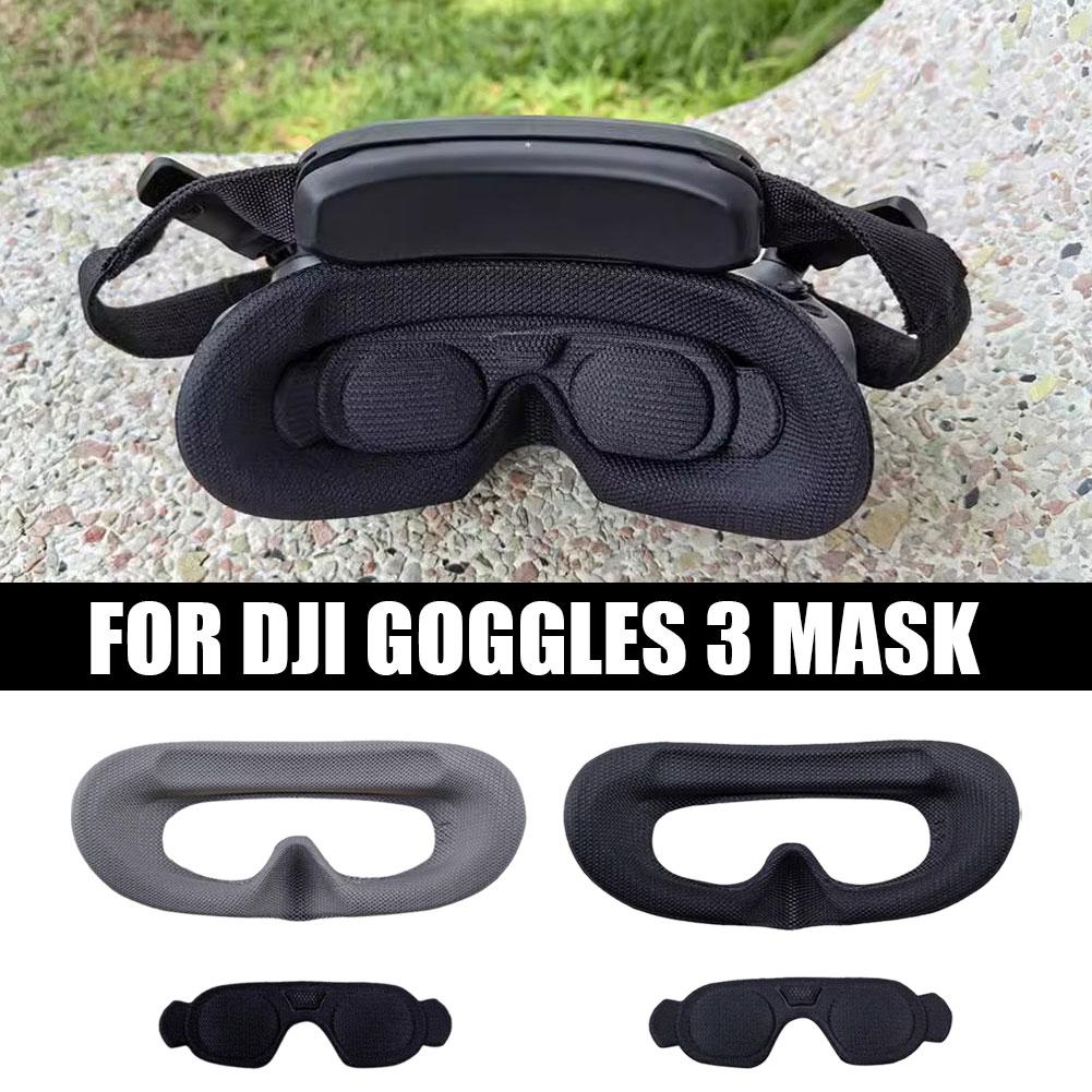 Губчатая накладка для глаз для очков dji FPV Goggles 3 Маска для лица Чехол для линз для dji Avata 2 FPV Goggles 3 Подушечка для лица Влагоотталкивающая Нескользящая