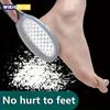 Нержавеющая сталь Foot File - Эргономичная пилка с защитой от брызг, с крупным/мелким зерном, Прочная для домашнего педикюра и праздничного подарка
