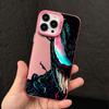 Стильный чехол Marvel Venom в серебристом цвете для Apple iPhone 15 14 13 11 12 13 Pro Max 14 Plus от Funda Luxury.
