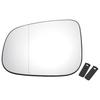 INFINAUTO Compatible with Volvo Left Driver Side Mirror Glass Replacement W / Backing Plate
