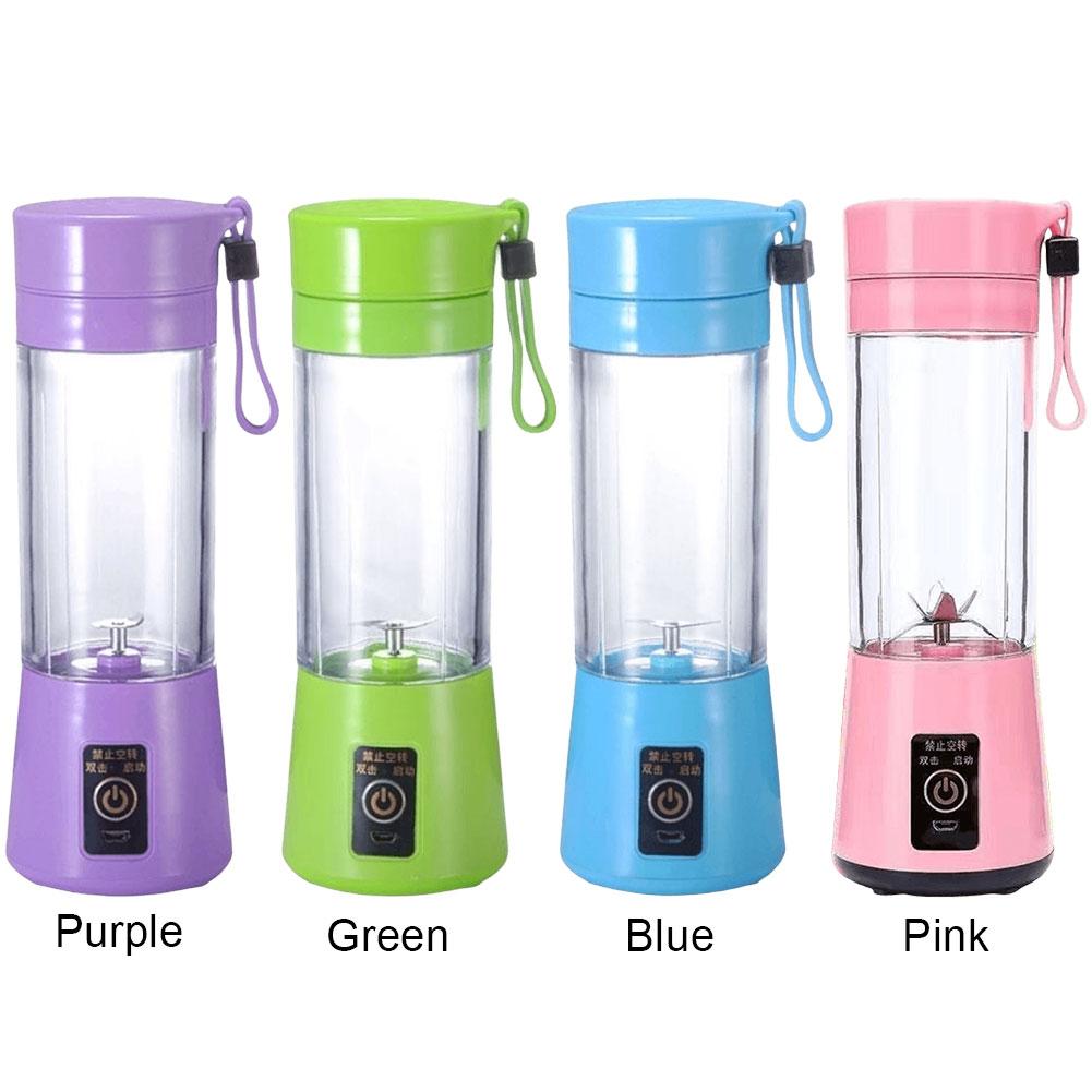 400ml Mini Electric Juicer USB Charging Smoothie Milkshake Maker Multifunctional Vegetable Juicer Blender for Home Office Travel