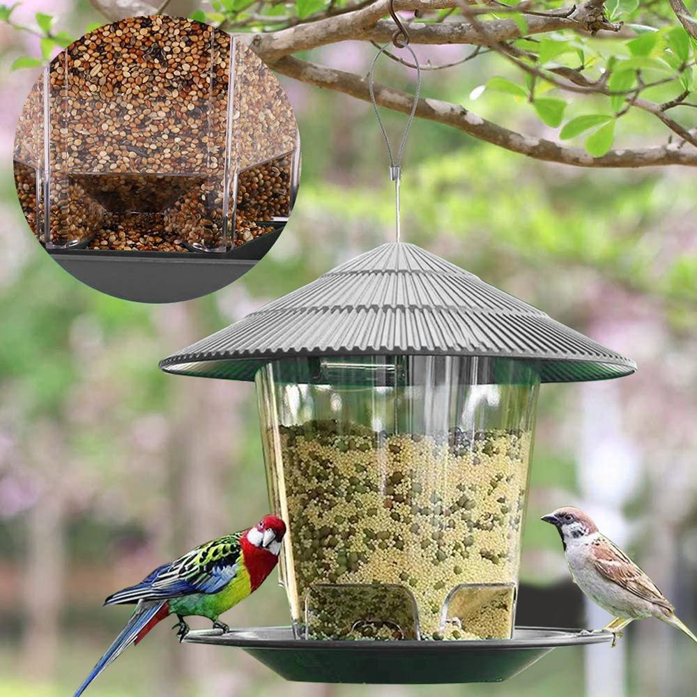 3/2/1PCS Bird Feeder Hanging Easy Clean and Fill Outdoor Large Capacity for Garden Outside Decoration Outdoors Squirrel Proof