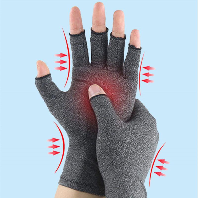 1 пара компрессионных перчаток от артрита, поддержка запястья, облегчение боли в суставах, боль, терапия суставов, напульсник, поддержка, компрессионные перчатки