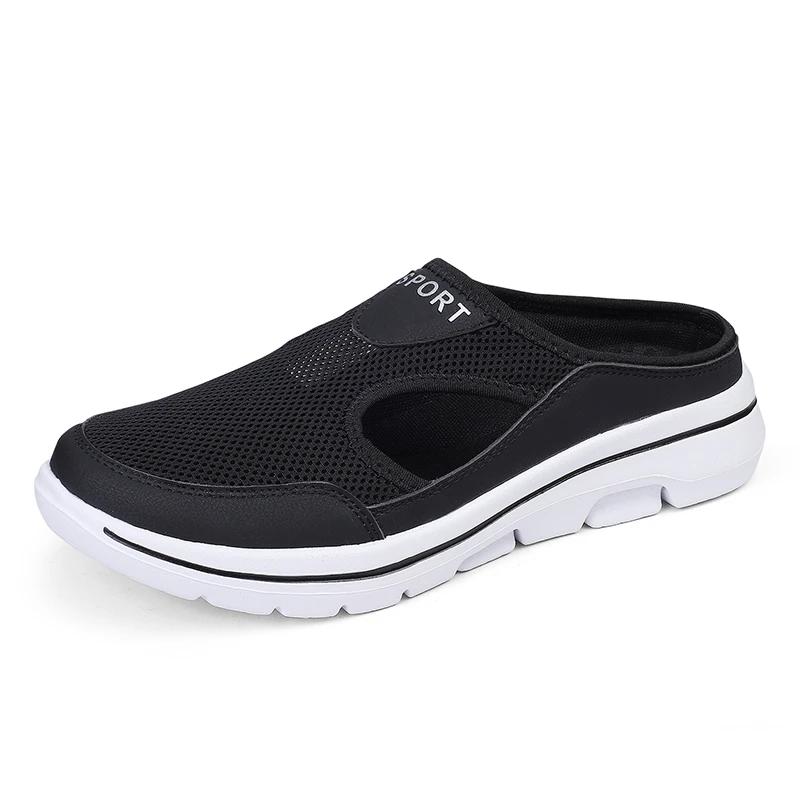 Women's Slippers Mesh Breathable Summer Couple Shoes Large Size Slippers Men Women Light Comfortable Flat Shoes for Women