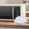 2 Pieces Microwave Steamers Vegetable Cooking High Temperature Resistant Heating Bun
