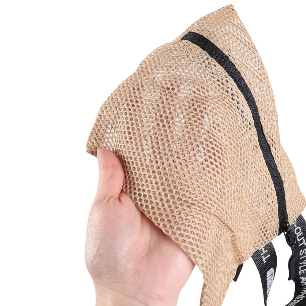 KiU Packable Pouch Unisex Mesh Travel Laundry Storage Perfect for Business Trips and Bright Tiger Set, Pouch, Pouch, Pouch, Lightweight, Washable,