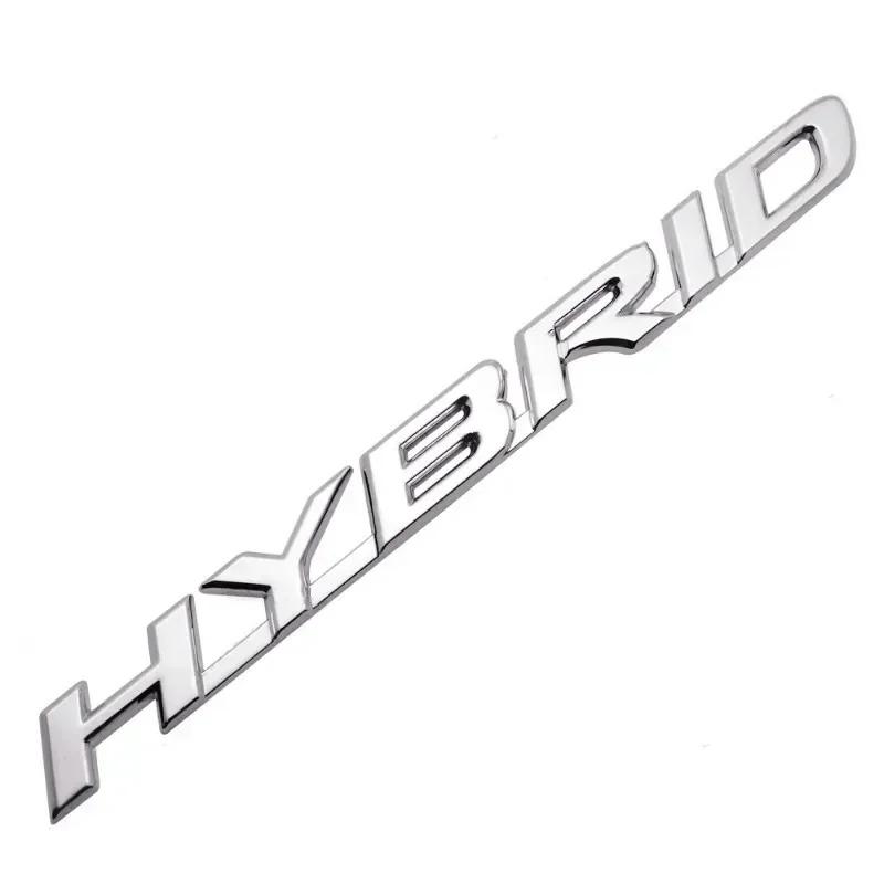 AAPB1 3D Metal HYBRID Logo Rear Trunk Fender Door Emblem Badge Car Sticker Decals for Lexus RX350 NX200 ES300 IS300 LX470 LX570