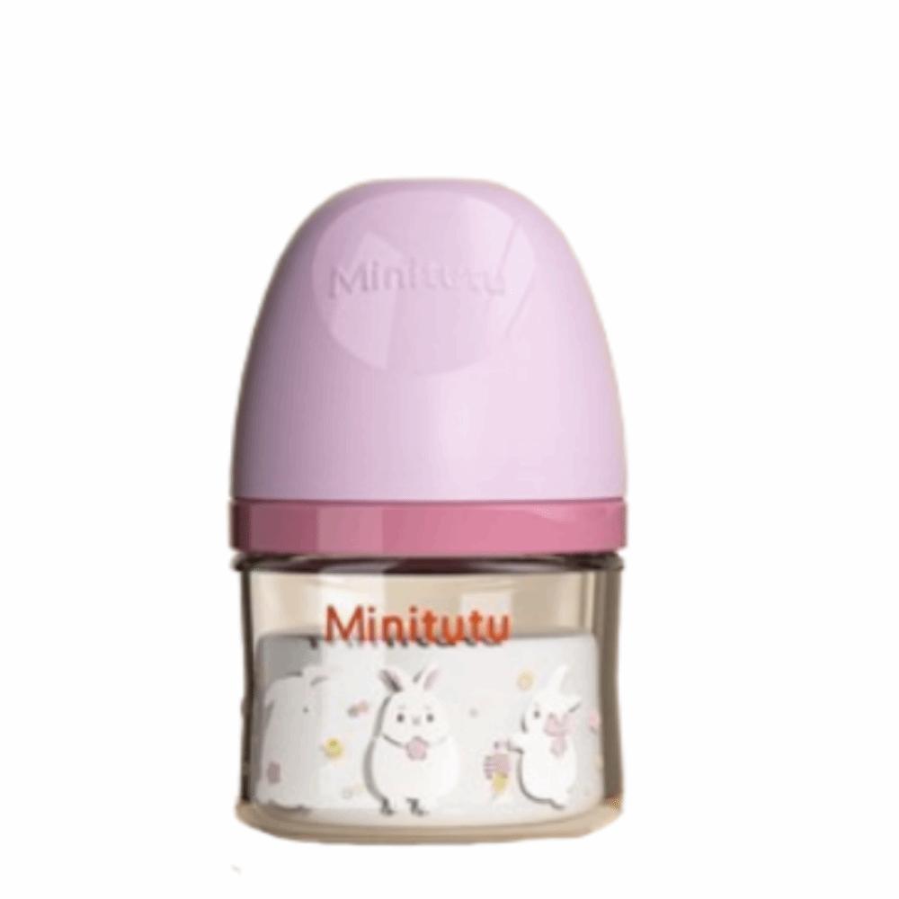 Cartoon Newborn Glass Bottle Wide Mouth Baby Milk Bottle Baby Feeding Bottle  Infant Feeding