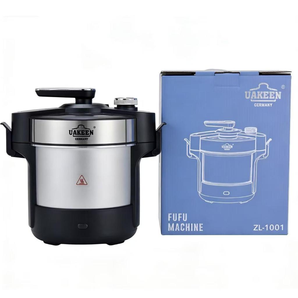 Fully Automatic Fufu Swallow Maker & Multi-functional Meat Grinder with UK Plug