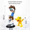 Набор фигурок Digimon из разных стран: Доступны настольные украшения Габумона и Патамона.