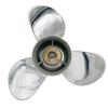 Boat Propeller 10 1/4x16 Fit for Mercury Outboard 25HP-40HP 3 Blades Stainless Steel 13 Tooth 10.25x16