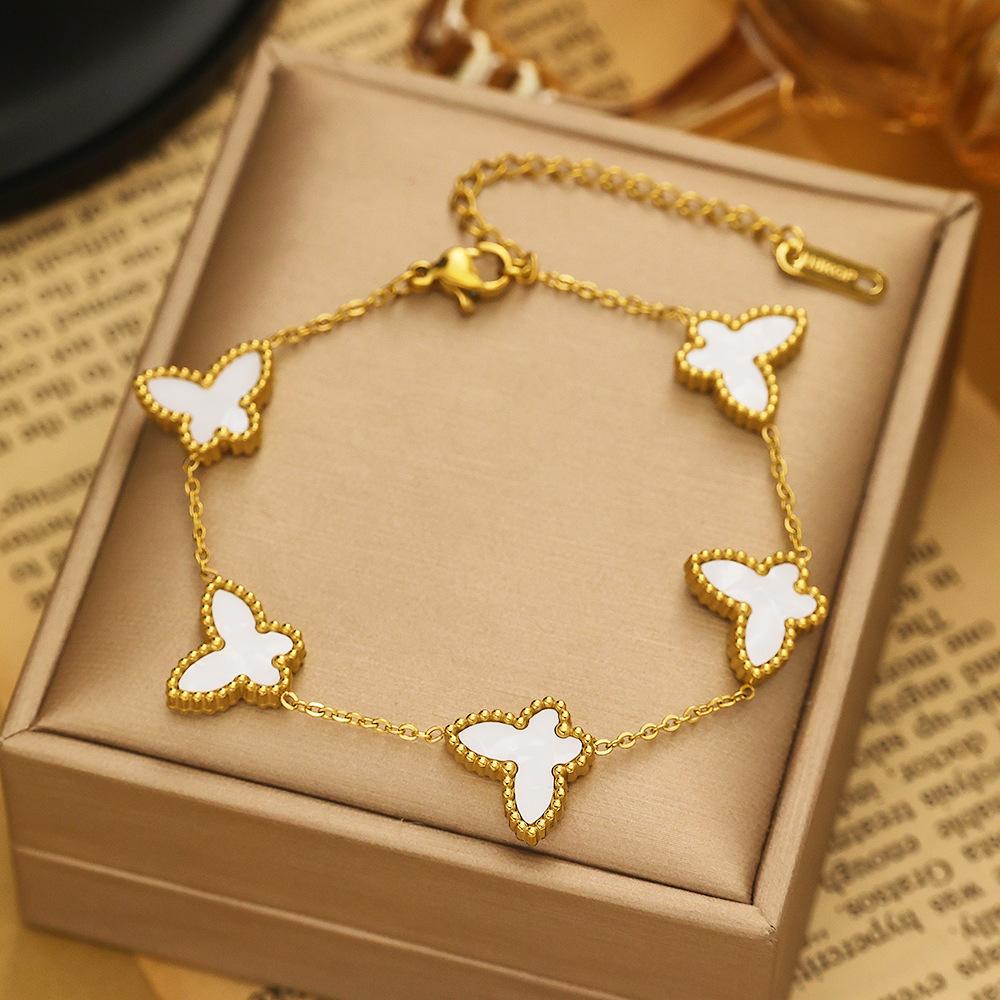 Браслет Niche Design с двумя рябчиками, высококачественный браслет с бабочками