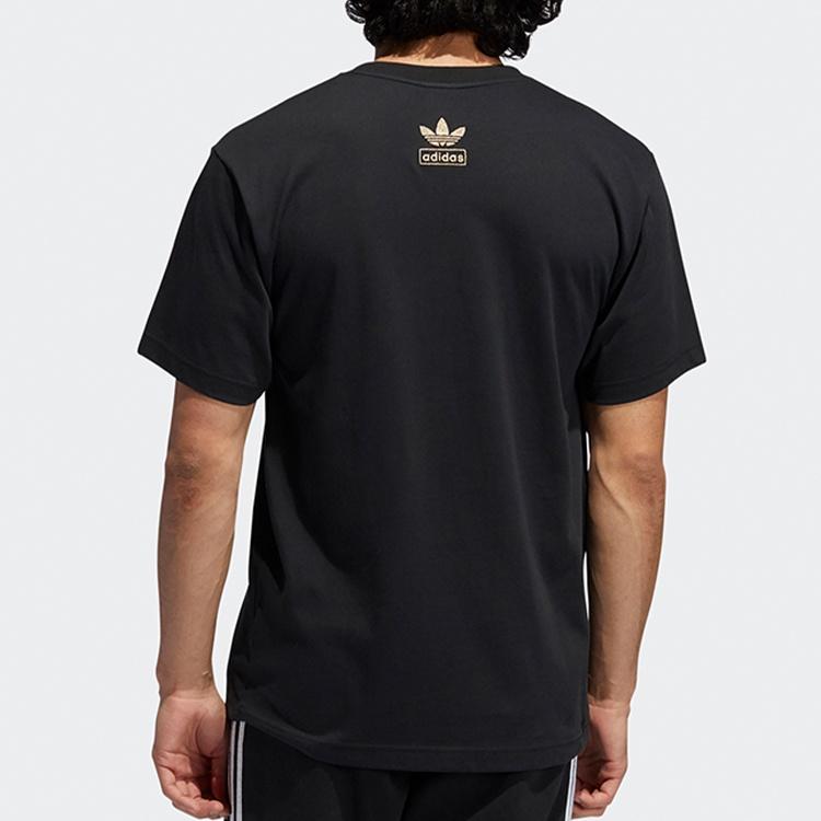 adidas originals Men s Road to Tokyo Trefoil Crew Neck Black Men's GL5138