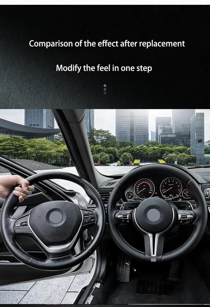 The new M-series steering wheel is suitable for BMW F01 F10 F11 F20 F21 F30 F31 F34 F32 F33 F36 F22 F23 F48 M3 M5 steering wheel automotive parts