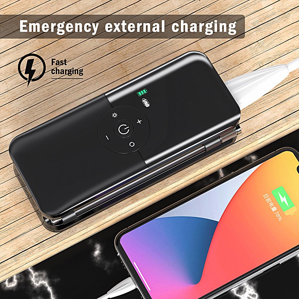 New Wireless Digital Display Air Compressor Portable Car Air Pump Tire Inflator Motorcycle Air Pump Motorcycle 4000mah Power Bank Flashlight