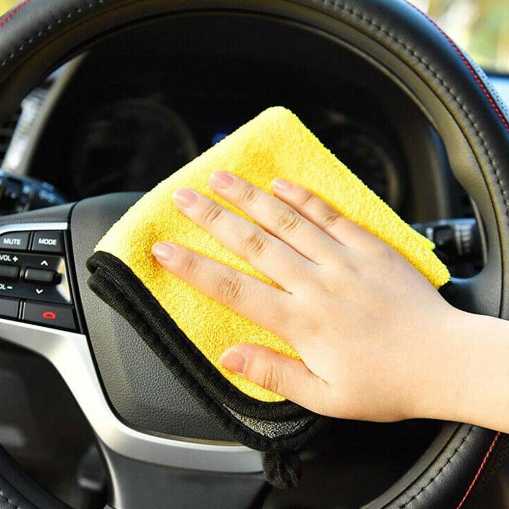 1 шт. Полотенце из микрофибры для мытья автомобиля, Ткань для сушки и очистки автомобиля, Обметочная ткань для ухода за автомобилем, Детейлинг, Полотенце для мытья, Универсальные инструменты для очистки