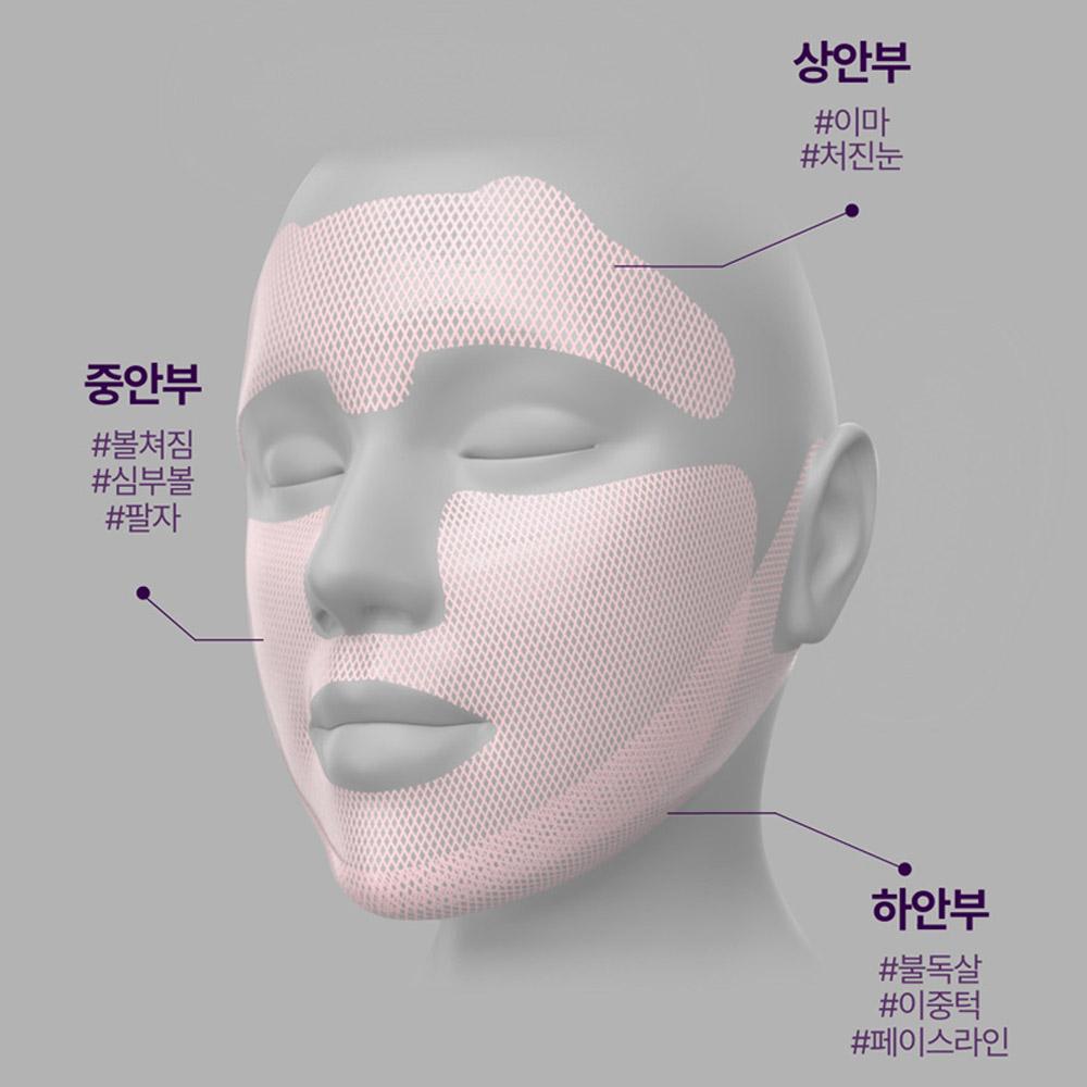 Medi Therapy Лифтинг-маска для лица с эффектом натяжения – Интенсивный укрепляющий и контурирующий уход, корейская