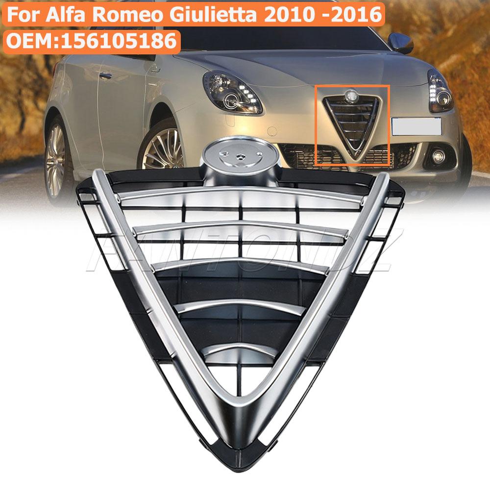 Front Bumper Grille Honeycomb Mesh Grill Racing Air Intake Grill For Alfa Romeo Giulietta 2010-2016 156105186 Front Shield Gril