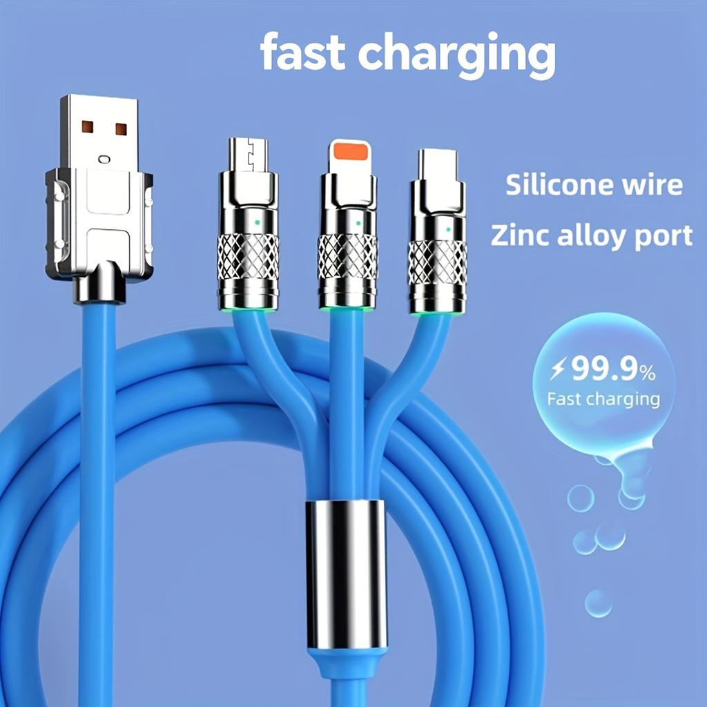 Сверхбыстрый зарядный кабель USB Type-C мощностью 120 Вт для iPhone и других устройств на полной скорости, цифровые кабели