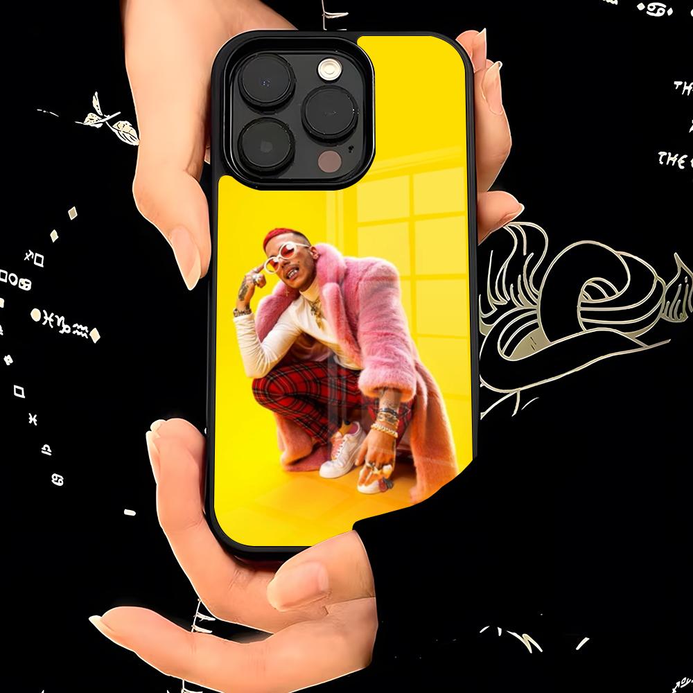 Чехол для телефона S-Sfera E-Ebbasta Singer PC+TPU для Samsung Galaxy S26 S25 S23 S24 S21 S22 S20 Ultra Air Fe Plus