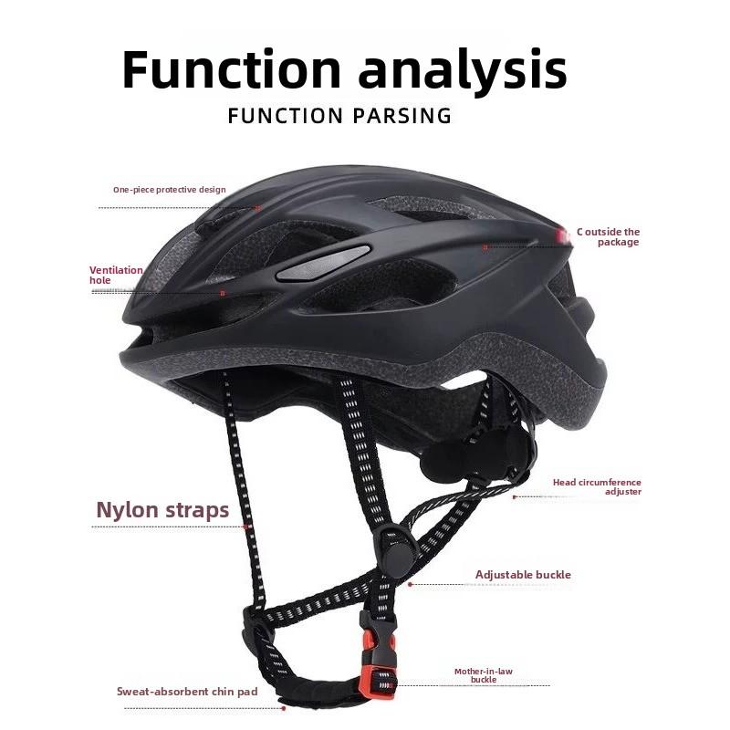 Casco de ciclismo para bicicleta de montaña y carretera, protección segura para hombre y mujer